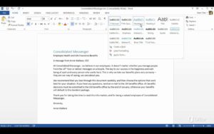 Abbildung 2: Microsoft Word dominiert immer noch den Markt der Textverarbeitungen. Es läuft nur unter Windows und OS X.