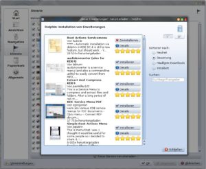 Abbildung 3: Mit dem Dienst "Root Actions Service Menu" statten Sie Dolphin leicht mit der Funktion aus, jedes beliebige Verzeichnis per Kontextmenü mit Root-Rechten zu öffnen.
