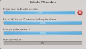 Abbildung 4: 2ManDVD hält Sie beim Rendern Ihres Projektes stets auf dem Laufenden.