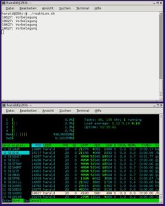 Abbildung 5: Das Konsolentool Htop arbeitet ebenfalls mit Signalen und erlaubt es auf diese Weise, Prozesse zu steuern.
