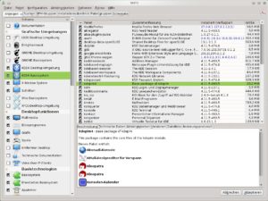 Abbildung 5: Nach Schemata sortiert können Sie in der Programmauswahl etwas herumstöbern.