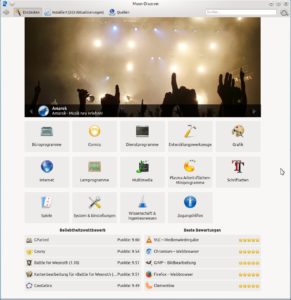 Abbildung 6: Unter Kubuntu verwenden Sie Muon Discover, um Programme nachzuinstallieren.