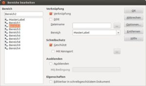 Abbildung 7: Entfernen Sie den Schreibschutz, indem Sie das Häkchen in der Checkbox "Geschützt" entfernen.