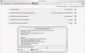Abbildung 9: In Muon Discover können Sie auch neue Repositorys hinzufügen.