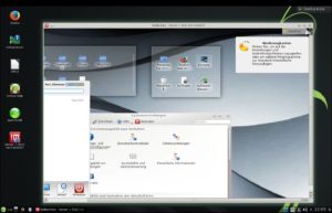 Abbildung 9: Hat alles geklappt, erscheint der Desktop des Zielsystems in einem Fenster, und Sie können mit der Arbeit auf dem anderen Rechner beginnen.