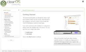 Abbildung 1: ClearOS administrieren Sie komplett über den Webbrowser.