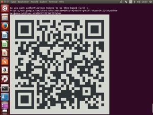 Abbildung 1: Der Google Authenticator generiert die erforderlichen Daten und stellt einen QR-Code zum Einscannen bereit.