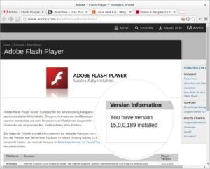 Abbildung 1: Googles Chrome-Browser enthält von Haus aus immer die aktuelle Flash-Version.