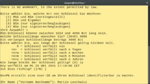 Abbildung 2: Eine Schlüssel-Länge von 4096 Bit gilt auch für die nächsten Jahre als sicher.
