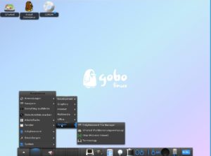 Abbildung 1: Die aktuelle Version von GoboLinux setzt auf Enlightenment 18 als Desktop-Umgebung.