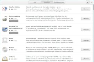 Abbildung 2: In Aktion: Die Gnome-Software-App aus dem Paket <code srcset=