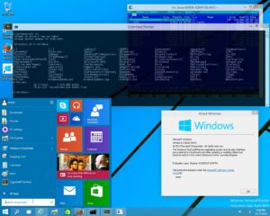 Abbildung 1: Das Startmenü von Windows 10 kombiniert ein klassisches Windows-Startmenü mit einer Auswahl von Windows-Kacheln.