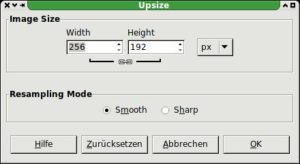 Abbildung 1: Das Upsize-Plugin kombiniert zwei auf Vergrößerungen spezialisierte Algorithmen.