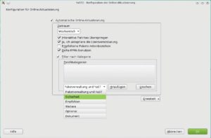 Abbildung 3: Online-Aktualisierungen lassen sich in YaST weitaus differenzierter steuern als bei Kubuntu & Co.