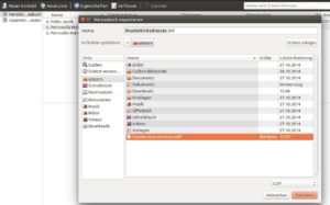 Abbildung 3: Das Thunderbird-Adressbuch können Sie exportieren und mit anderen Mailclients wieder einlesen.