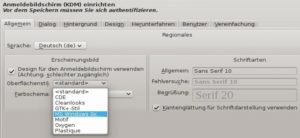 Abbildung 4: In den KDE-Systemeinstellungen ändern Sie auch die Optik des KDE-Login-Bildschirms.