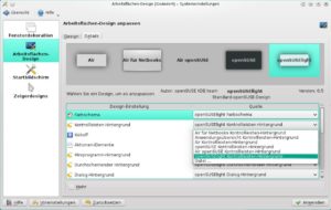 Abbildung 9: Bei OpenSuse steckt viel Liebe im Detail, hier das neue Plasma-Theme openSUSElight.