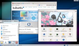 Abbildung 9: Ergebnis der Anstrengungen: Kubuntu hat den KDE-Desktop gestartet, jetzt können Sie loslegen.