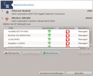 Abbildung 3: Der DS-820W baut ein eigenes Netz auf.