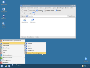 Q4OS nutzt den Trinity-Desktop