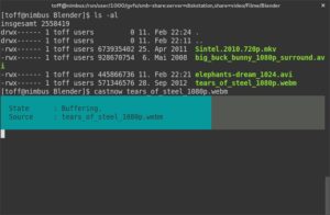 Abbildung 2: Mit Castnow streamen Sie Musik oder Videos vom Computer auf einen am TV-Gerät angeschlossenen Chromecast.