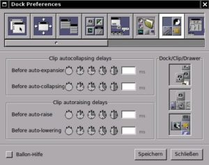 Abbildung 2: Die Konfiguration von Window Maker nehmen Sie mithilfe eines grafischen Tools vor.
