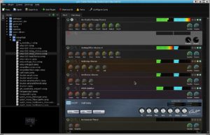 Abbildung 3: Im Standalone-Betrieb von Carla gebaute komplexe Setups, wie hier ein Gitarren-Rack, laden Sie per Doppelklick auch in das Carla-Plugin in Ardour.