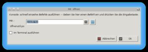 Abbildung 5: Bei Bedarf legen Sie selbst fest, mit welchem Programm Sie eine Datei öffnen. Allerdings gibt es keine Möglichkeit, diese Zuordnung auf einfache Weise zu speichern.