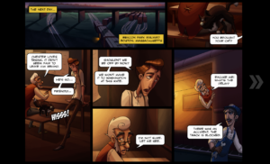 Ironclad Tactics erzählt die Hintergrundgeschichte der Kampagne als Comic.