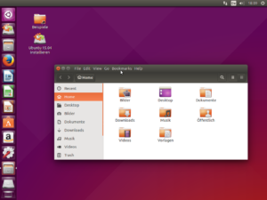 Ubuntu 15.04 Beta 2 holt das Hauptmenü wieder in die Fenster.