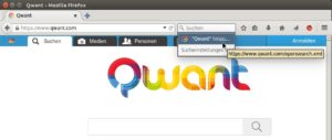 Abbildung 1: Besuchen Sie eine Webseite mit einem Suchfeld. Oft bietet Firefox von sich aus an, diese Funktion zu den eigenen Suchmaschinen hinzuzufügen.