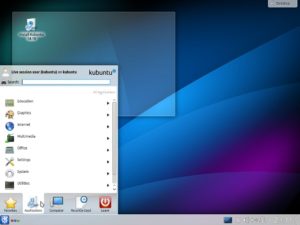 Abbildung 1: Kubuntu 14.10 nutzt noch KDEs Plasma 4, so dass Ihnen dieser Anblick vermutlich bekannt vorkommt.