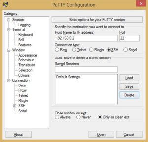 Abbildung 1: PuTTY ist frei verfügbar und sorgt im Handumdrehen für eine Verbindung unter Windows zu Ihrem Rechner via SSH.