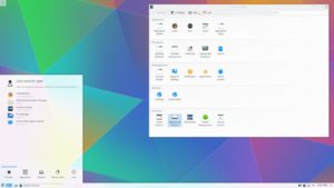 Abbildung 2: Kubuntu 15.04 setzt auf Plasma 5. Der Desktop wirkt frischer und ist deutlich flinker als der Vorgänger.