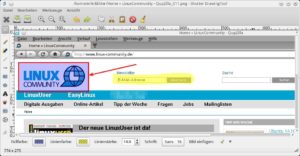 Abbildung 4: Ein speziell auf das Bearbeiten von Bildschirmfotos zugeschnittener Bildeditor erweitert den ohnehin stattlichen Funktionsumfang von Shutter um ein weiteres, sinnvolles Detail.