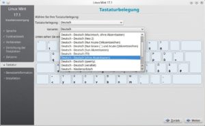Abbildung 5: In diesem Dialog passen Sie die Tastaturbelegung an. In den KDE-Systemeinstellungen können Sie die Wahl nachträglich korrigieren.