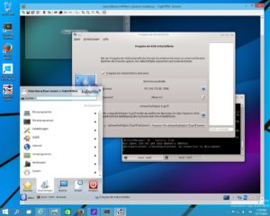 Abbildung 6: Die Verbindung über VNC steht. Hier haben wir TightVNC unter Windows 10 (Beta) verwendet, um auf den Kubuntu-PC zuzugreifen.