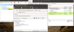 Abbildung 9: Aufgaben können Sie aus GTG heraus direkt per E-Mail verschicken. In den Gnome-Systemeinstellungen definieren Sie dazu einen Standardclient (hier Evolution).