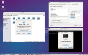 Abbildung 11: Sparsam: Lubuntus LXDE-Desktop kommt nach dem Start mit 200 MByte Hauptspeicher aus.