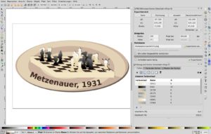 Abbildung 13: Schnellere Anzeige, leistungsfähigere Docks: Die Arbeit mit Inkscape 0.9.1 geht deutlich zügiger von der Hand als mit der Vorgängerversion.