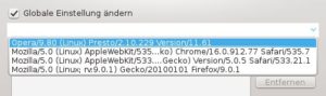 Abbildung 2: Bei Bedarf meldet sich Qupzilla mit Pseudonym im Internet.