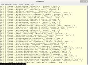Abbildung 1: Die Datenbank von Nmap bringt Hunderte vorgefertigter Skripte für viele Einsatzzwecke mit.
