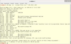Abbildung 2: Wie der Scan belegt, zeigt sich der geprüfte Microsoft Webserver IIS nicht anfällig für den WebDAV-Bug.