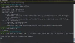 Abbildung 6: Puzzle Linux stellt den Anwender vor das eine oder andere reale Puzzle: Ist LibreOffice nun installiert oder nicht?