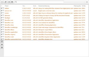 Abbildung 7: Als Alternative zu Gnome Software bietet sich Yum Extender als grafisches Frontend für die Paketverwaltung an.