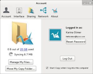 Abbildung 1: Der File-Hoster Copy bietet eine sehr intuitiv zu bedienende Client-Software an.