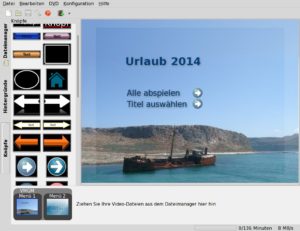 Abbildung 17: DVDStyler schreibt Videos in zahlreichen Formaten auf eine DVD, die weder auf Hardware-DVD-Playern noch auf den Windows-Rechnern von Freunden Probleme macht.