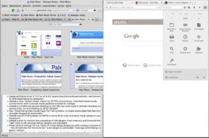 Abbildung 2: Aktuelle Browsertechnik in altem Gewand: Pale Moon sieht aus wie der gut eineinhalb Jahre alte Firefox 25, zeigt aber Webseiten genauso an wie die aktuelle Firefox-Version.