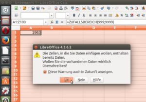 Abbildung 3: Um eine Formel oder Zahl in mehrere Zellen zu kopieren, nutzen Sie die Zwischenablage.