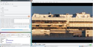 Abbildung 4: MakeMKV, Firefox und VLC – Sie brauchen drei Programme, um eine Film-BD unter Linux anzusehen. Läuft die Wiedergabe einmal, steuern Sie diese aber komplett aus dem Video-Player heraus.
